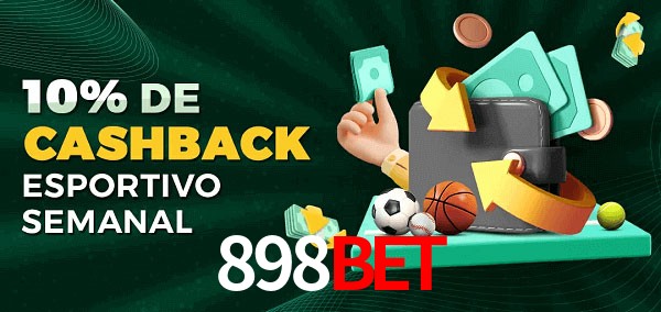 10% de bônus de cashback na 898bet