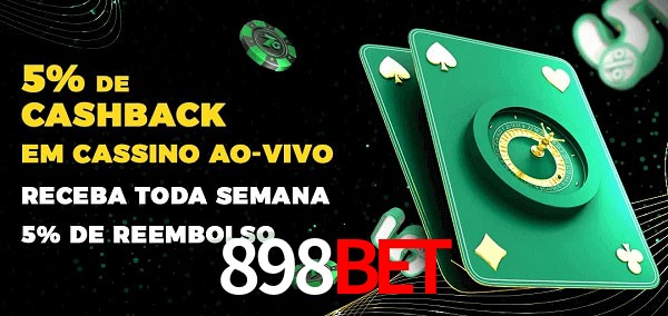 Promoções do cassino ao Vivo 898bet